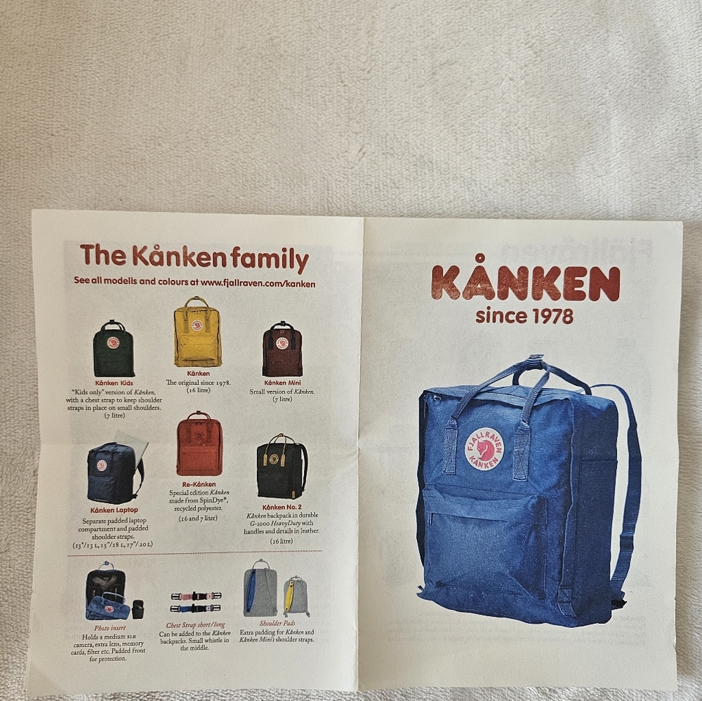 FJALLRAVEN Kånken Unisex Young And Adult Terracota Brown Mini Backpack NWOT - Picture 7 of 12
